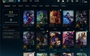 SMURF PLATINA 4 (OTIMO MMR) 4 SKINS 25 CHAMPS LEVEL 35