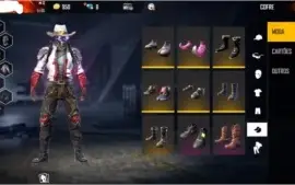 CONTA FREE FIRE COM OS PRIMEIROS PASSES