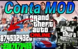 Conta Mod Gta V - Full Acesso - Infos Na Descrição