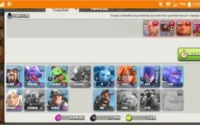 conta clash of clans CV 10 full recém CV 11