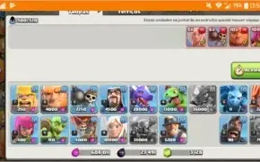 conta clash of clans CV 10 full recém CV 11