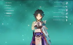 Genshin Impact Hu Tao+Yelan+Ayaka+Raiden+Xiao+34Wishes
