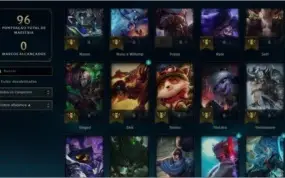CONTA LVL 37 COM 30CHAMP E 13SKINS