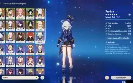 Conta Genshin+Honkai star