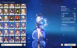 Conta Genshin+Honkai star
