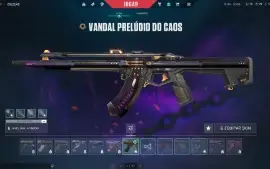 Conta Valorant - Vandal Preludio Do Caos/Saqueadora, E Mais!