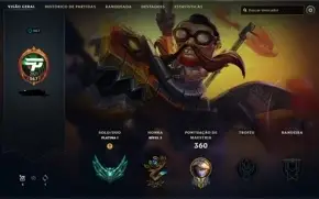 Conta LoL all champs plat1 decoy d2