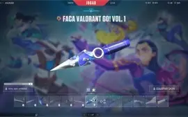 Conta valorant full acesso e já foi imortal 2, muitas skins