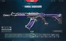 Conta valorant full acesso e já foi imortal 2, muitas skins