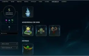 Conta LoL - Platina IV, 9 skins 2 lendárias, 34 campeões.