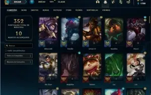 Conta prata 4 com 118 Champs e 80 Skins
