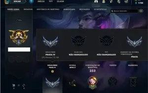 Conta prata 4 com 118 Champs e 80 Skins