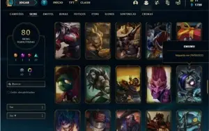 Conta prata 4 com 118 Champs e 80 Skins
