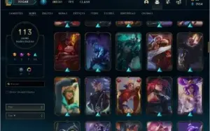 Conta de LoL Platina 4 Com skins miticas