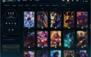 Conta de LoL Platina 4 Com skins miticas