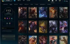 Conta de LoL Platina 4 Com skins miticas