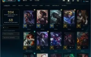 Conta de LoL Platina 4 Com skins miticas