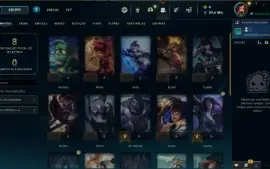 Conta de lol platina 2 com mmr alto (Email não verificado)
