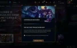 Conta de lol platina 2 com mmr alto (Email não verificado)