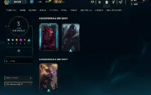 Unranked com 35 Champs e 3 Skins
