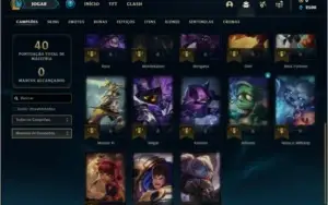 Conta diamante 4 sem email verificado com 1 skin e 23 champs