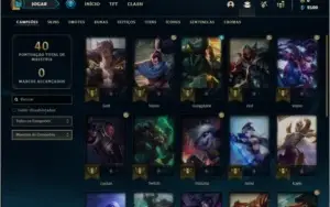 Conta diamante 4 sem email verificado com 1 skin e 23 champs