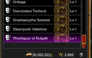 Contas aqw lvl 100 com rares leia a descrição