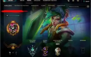 Conta LoL platina IV varias Skins e campeões