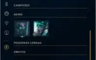 Conta LoL platina IV varias Skins e campeões