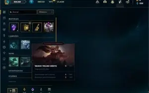 Conta Diamante 4 com 40 Champs e 8 Skins + 4 Fragmentos