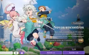 Conta - meliodas + Escanor + Daisy 120 BILHETES DOURADOS