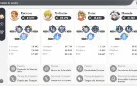Conta - meliodas + Escanor + Daisy 120 BILHETES DOURADOS