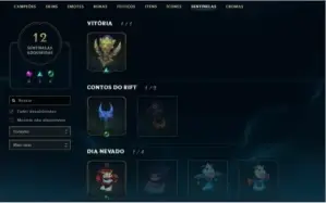 Conta LOL PLATINA