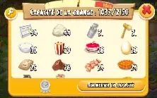 Fazenda LVL 44 | Celeiro 2.150 | Silo 1.050 | 2.500.000 🌽