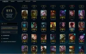 Conta League Of legends Platina 2