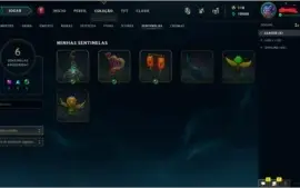 CONTA SMURF UNRANKED COM BASTANTE CHAMPS E ALGUMAS SKINS