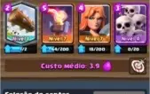 Conta clash royale. 8 lendárias