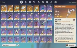 GENSHIN IMPACT - AR54, 16T5⭐Ganyu + Bis, Cyno + Bis,Hutao...