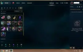 Conta no League of Legends (77 Campeões e 29 Skins)