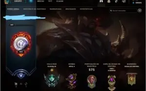 CONTA LOL 268 SKINS, TODOS OS CAMPEOES, PLATINA 3 NIVEL 268