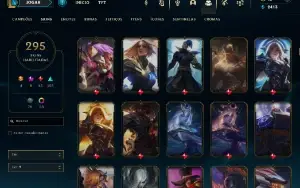 Conta League Of Legends 295 Skins E Com Skins No Valorant