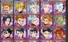Conta EndGame 10KkCc - Milim 6/6 + Meliodas e Elizabeth 4/6