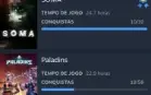 Steam 72 jogos lvl 18