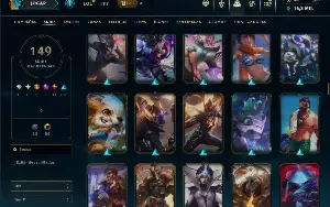 Prata 2 com 140 Champs e 149 Skins +2 Prestigios (ADC / MID)