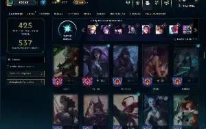Prata 2 com 140 Champs e 149 Skins +2 Prestigios (ADC / MID)