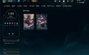 Prata 2 com 140 Champs e 149 Skins +2 Prestigios (ADC / MID)