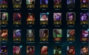 CONTAS PLATINA/OURO/OURO LEAGUE OF LEGENDS