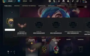 Conta bronze  3 com 25 Champs e 7 Skins