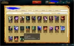 Conta Lol Prata IV Com skins