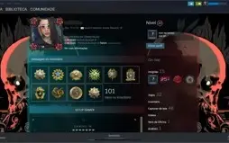 CONTA STEAM 7 ANOS COM MEDALHAS RARAS + PRIME